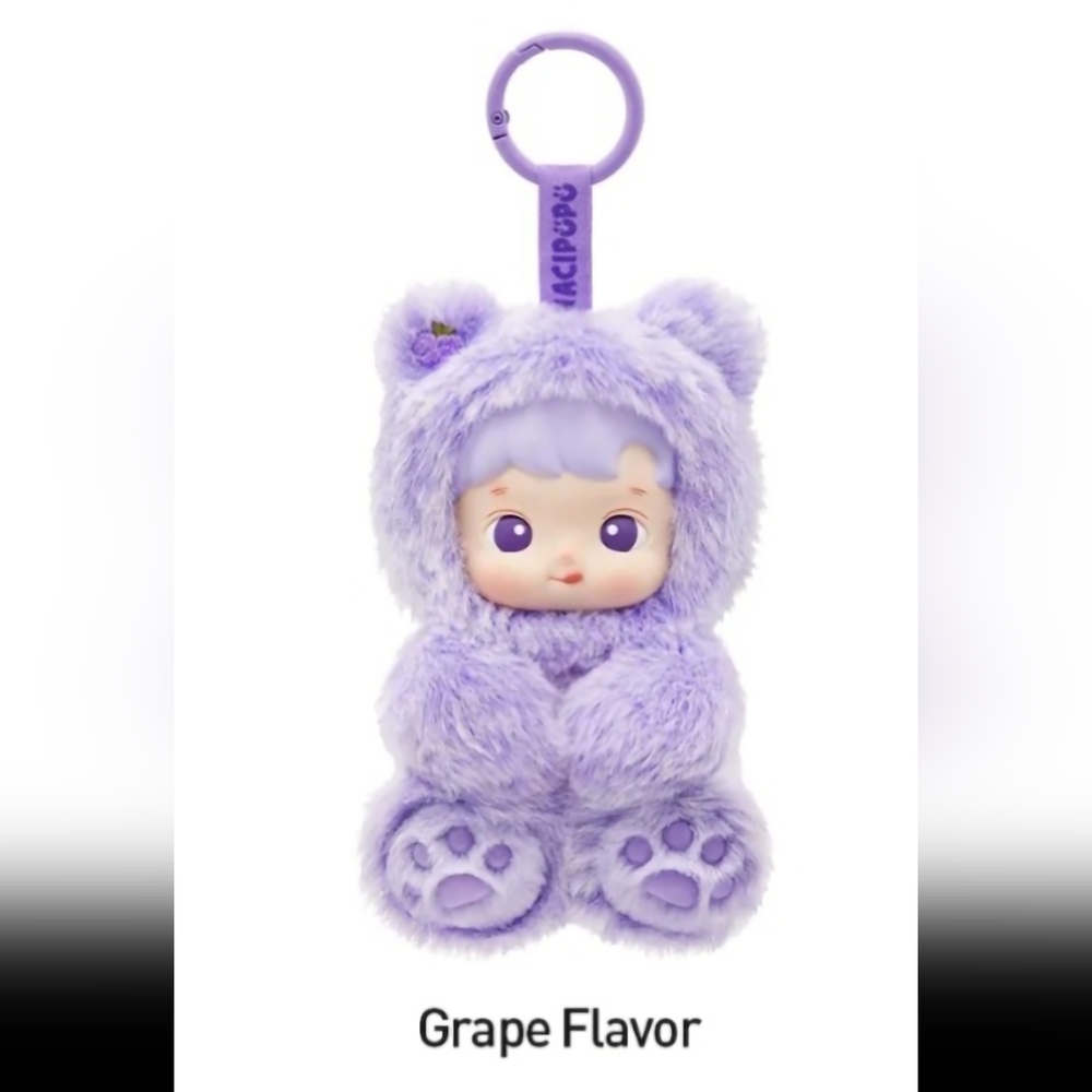 HACIPUPU Gummy Bear Vinyl Plush Pendant GRAPE FLAVOR